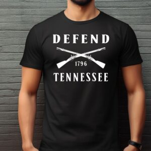 Defend Tennessee Black Classic Short Sleeve Shirt