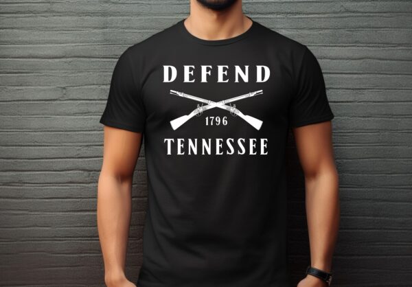 Defend Tennessee Black Classic Short Sleeve Shirt