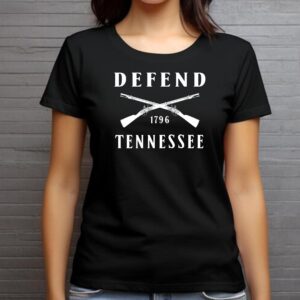 Ladies Black Crossed Rifle shirt.